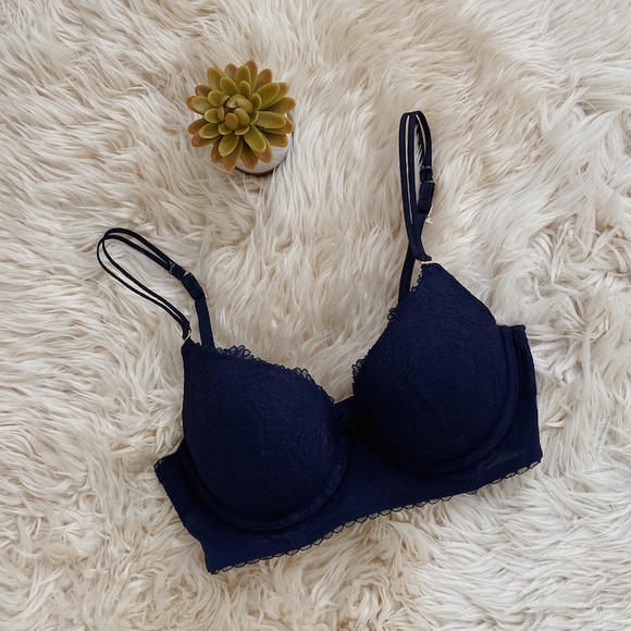 Aerie Real Plunge Push Up Bra